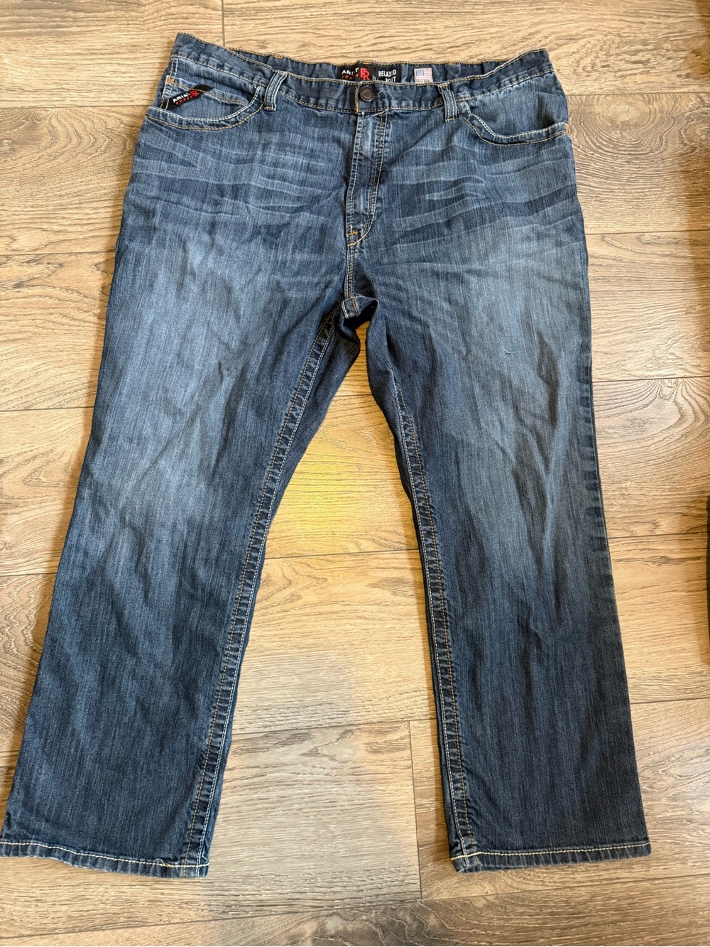 Ariat FR Relaxed Boot Cut Jeans Men’s 42x30 Flame Resistant Work Jeans